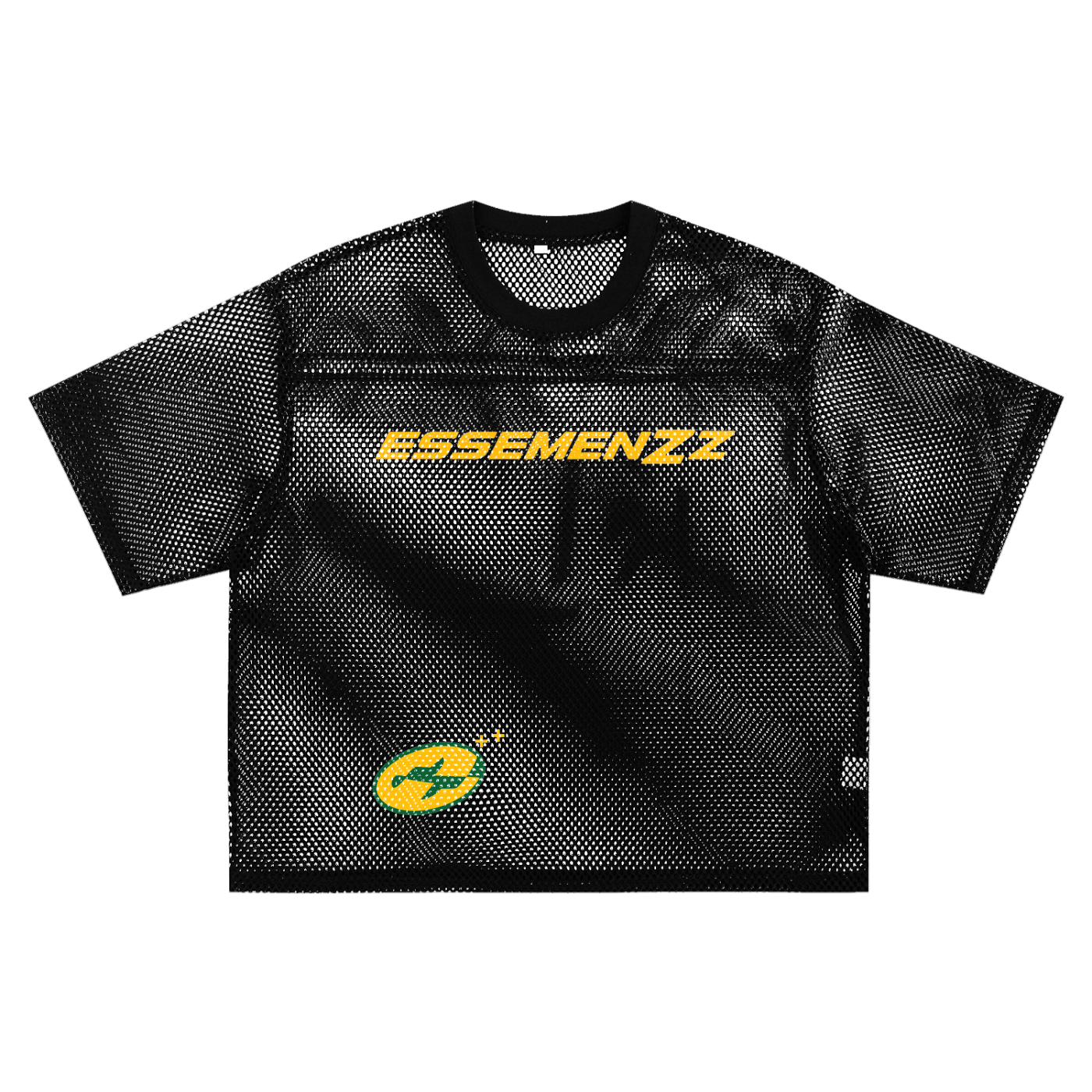 See-through Boxy Net T-Shirt