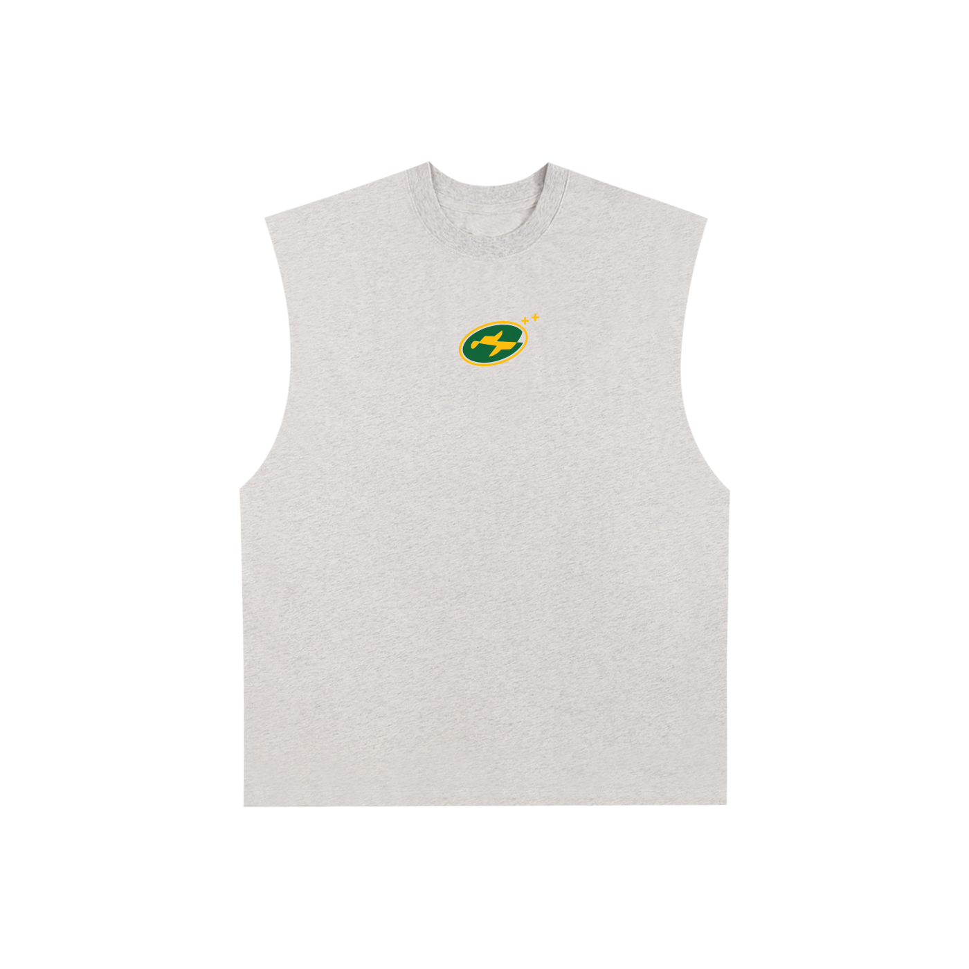 Raw Edge Cotton Tank Top