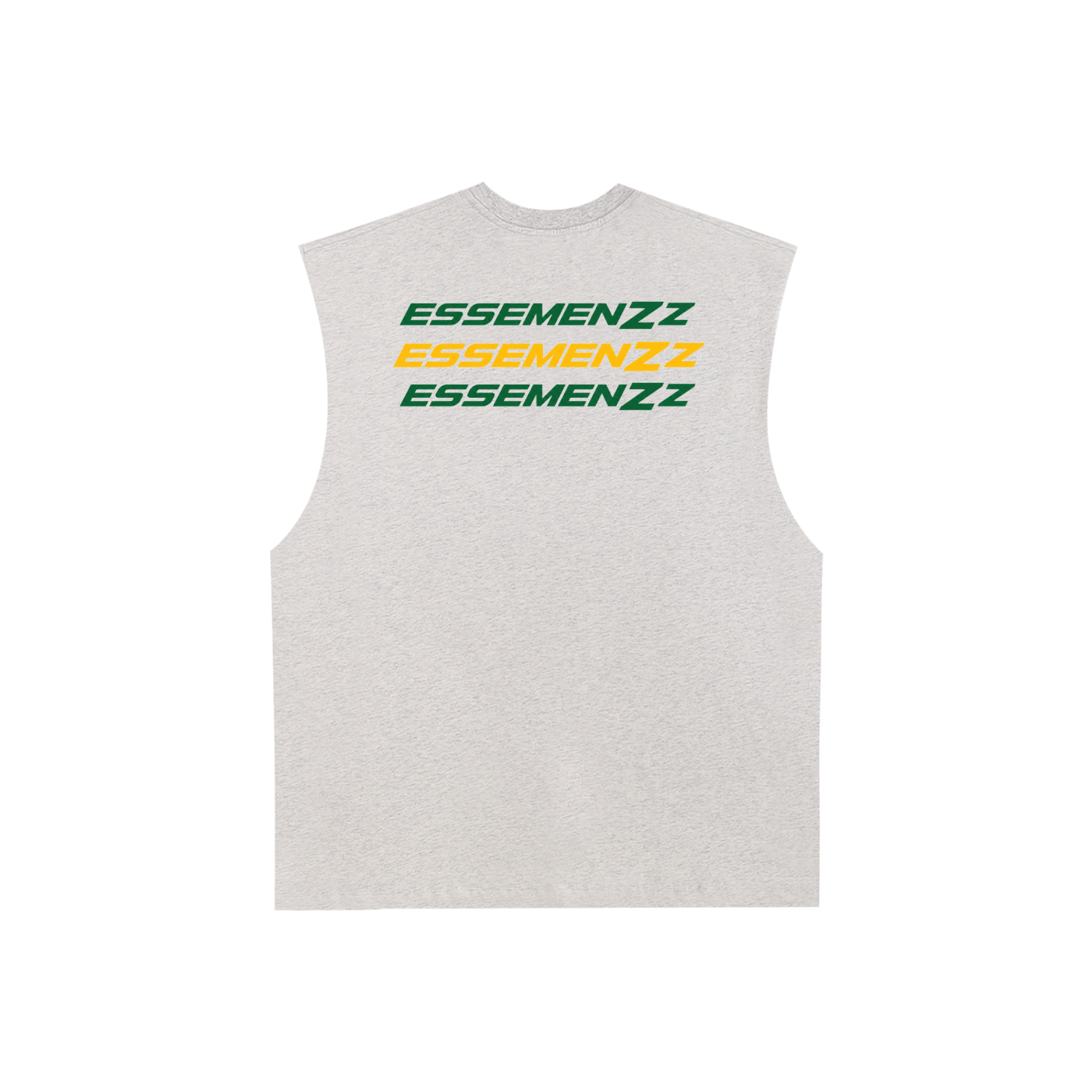 Raw Edge Cotton Tank Top