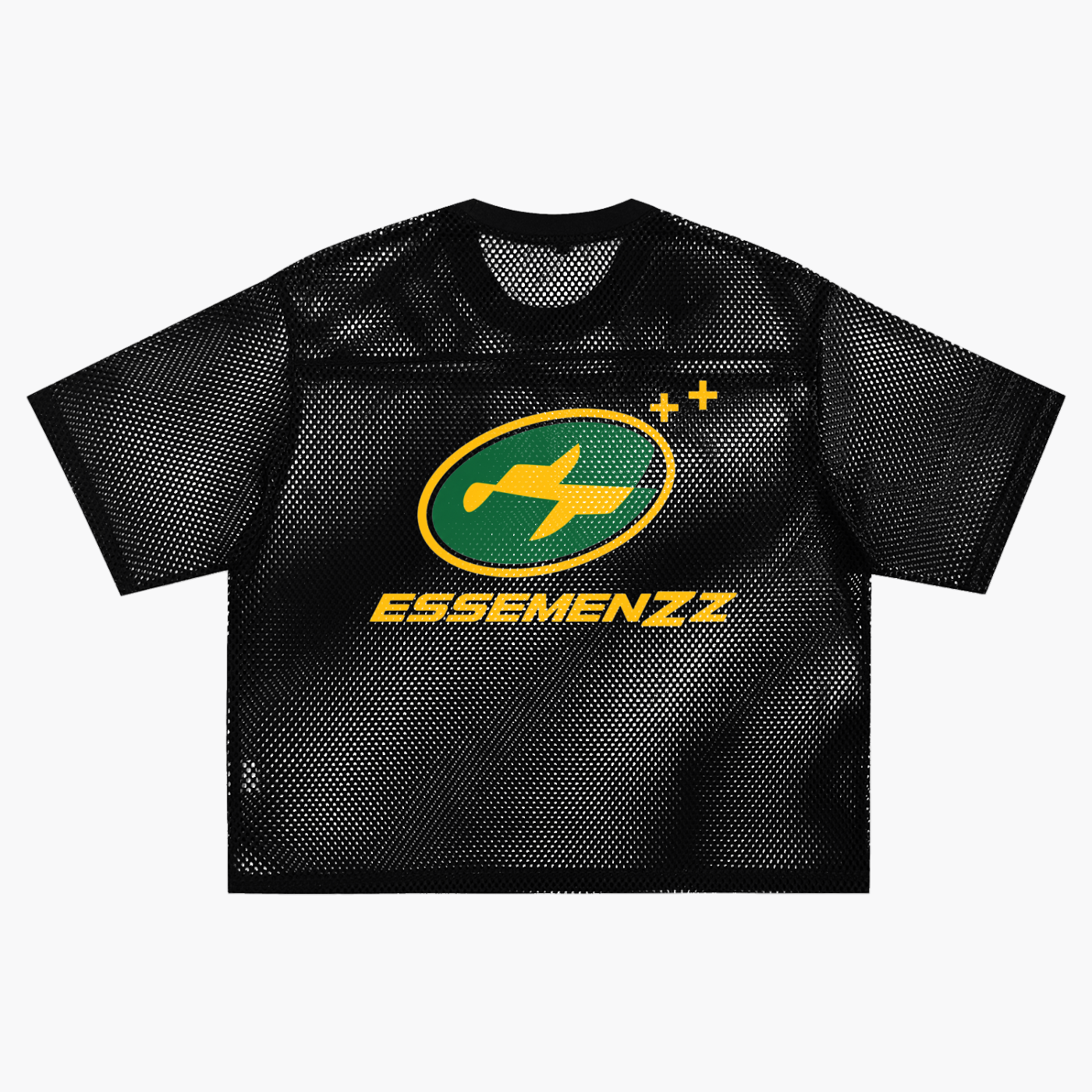 See-through Boxy Net T-Shirt