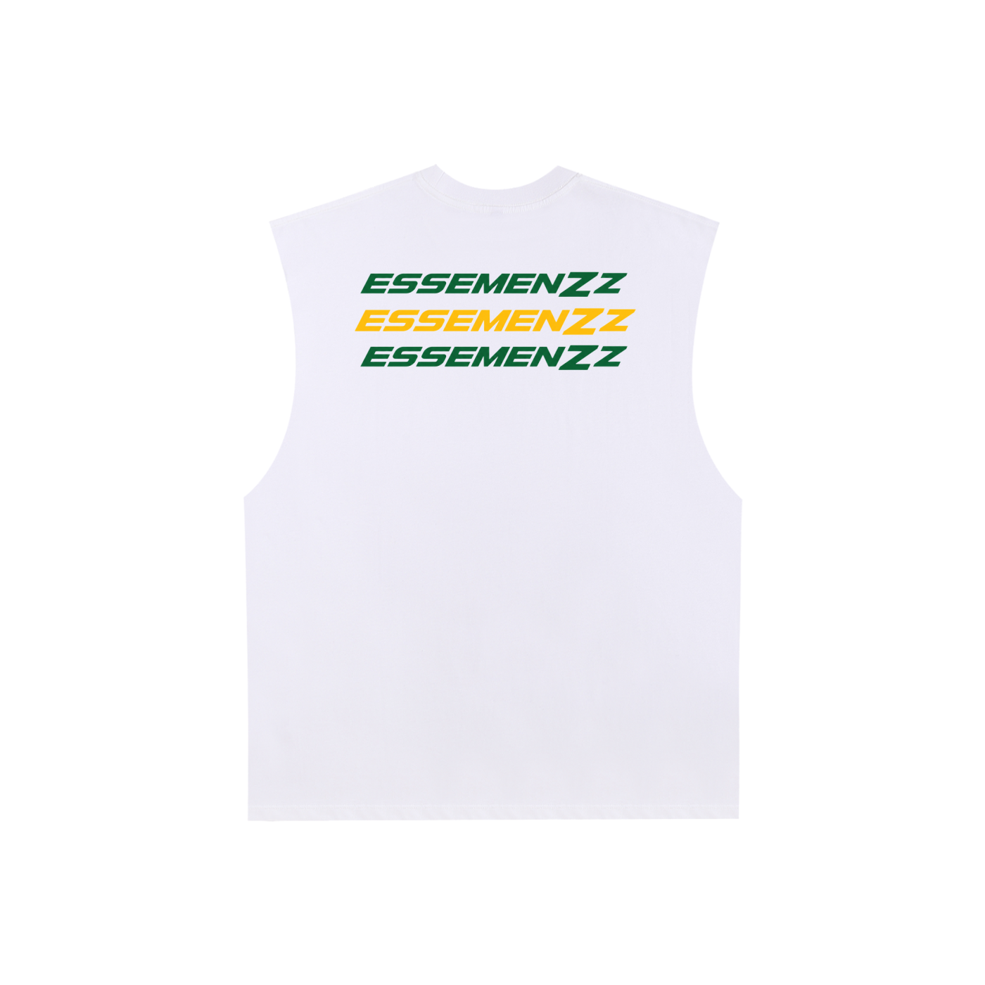 Raw Edge Cotton Tank Top