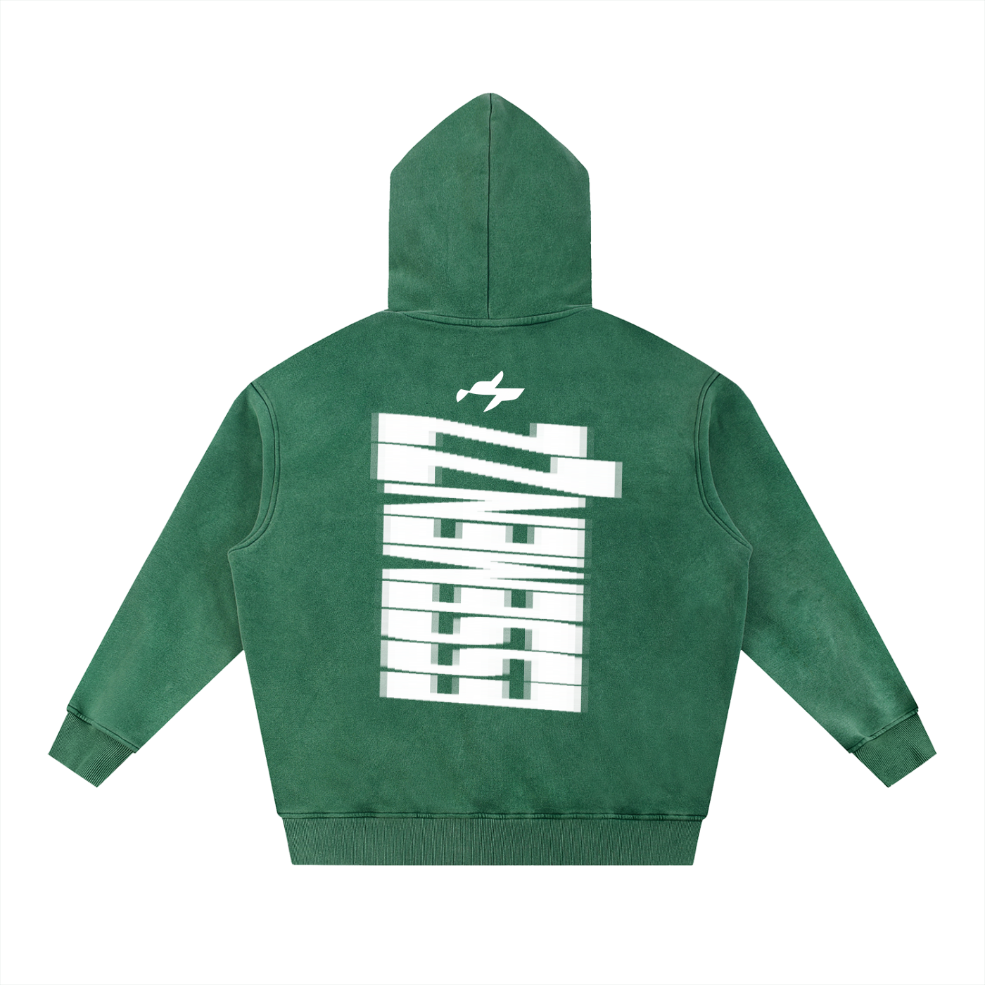Snow Wash Fleece Oversize Hoodie