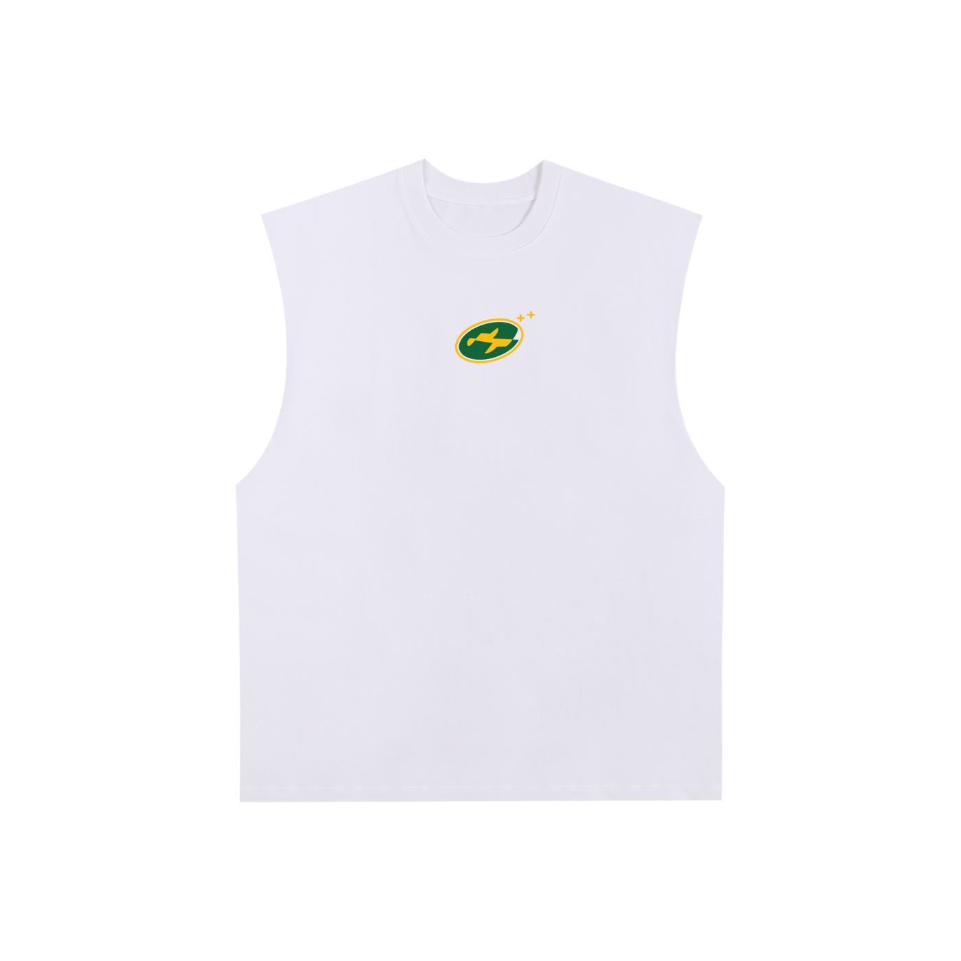 Raw Edge Cotton Tank Top