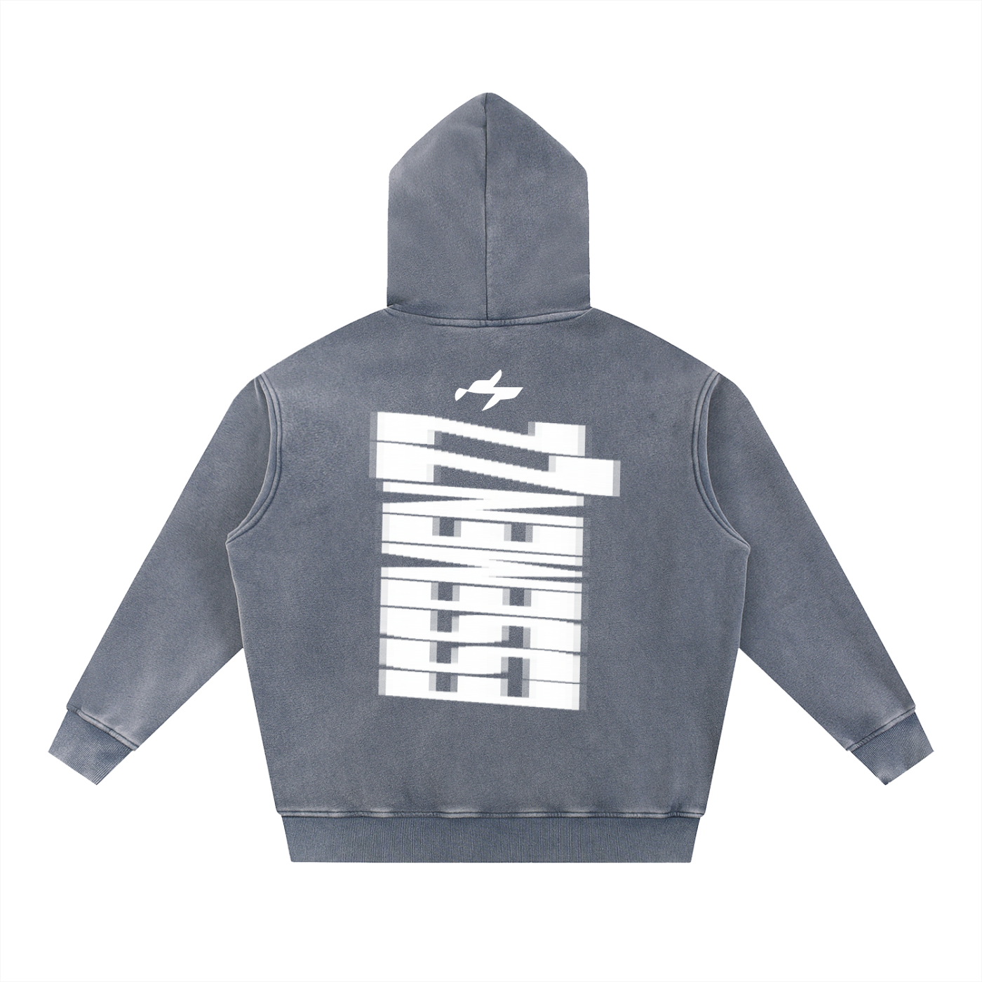 Snow Wash Fleece Oversize Hoodie