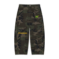 Men’s Camo Barrel Leg Cargo Pants