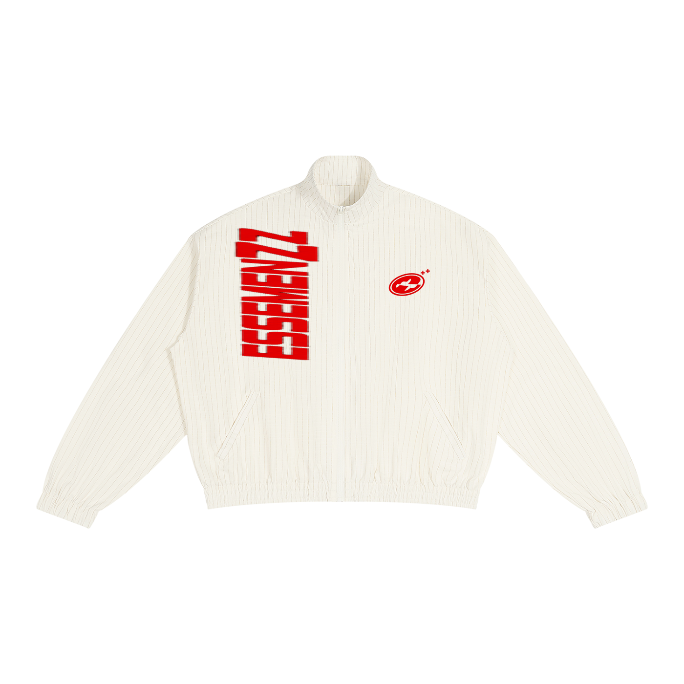 Unisex Striped Full-Zip Track Jacket